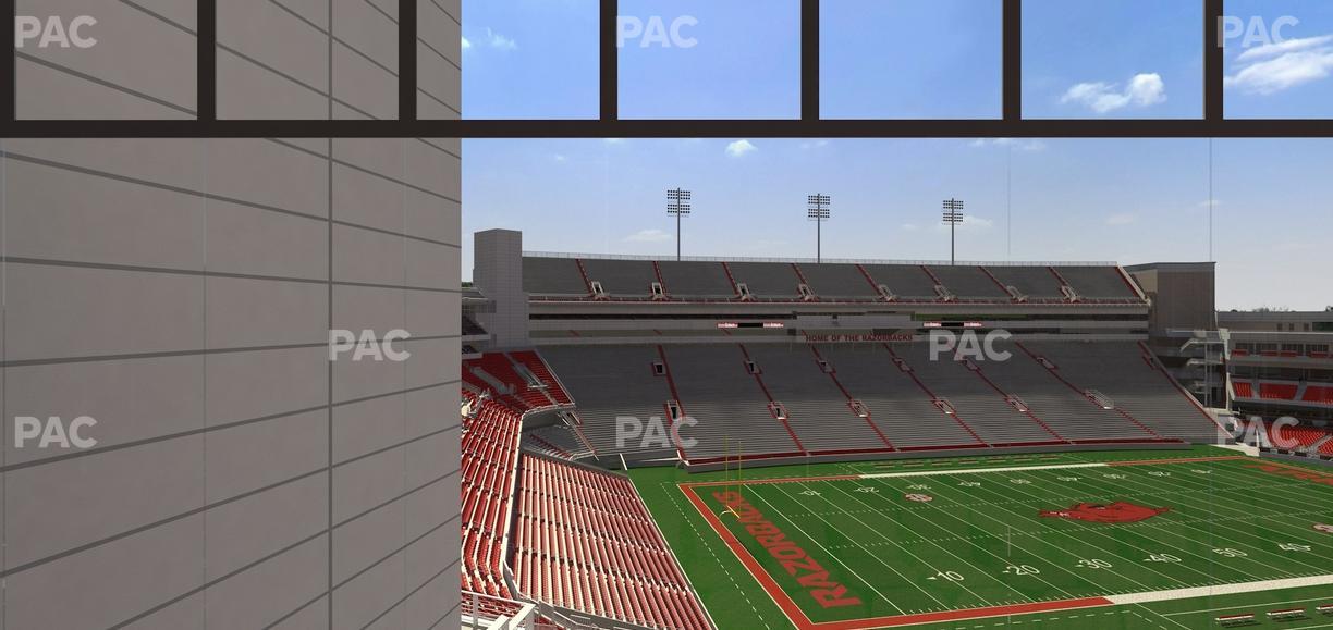 Razorback Stadium - Section 344 Seat View