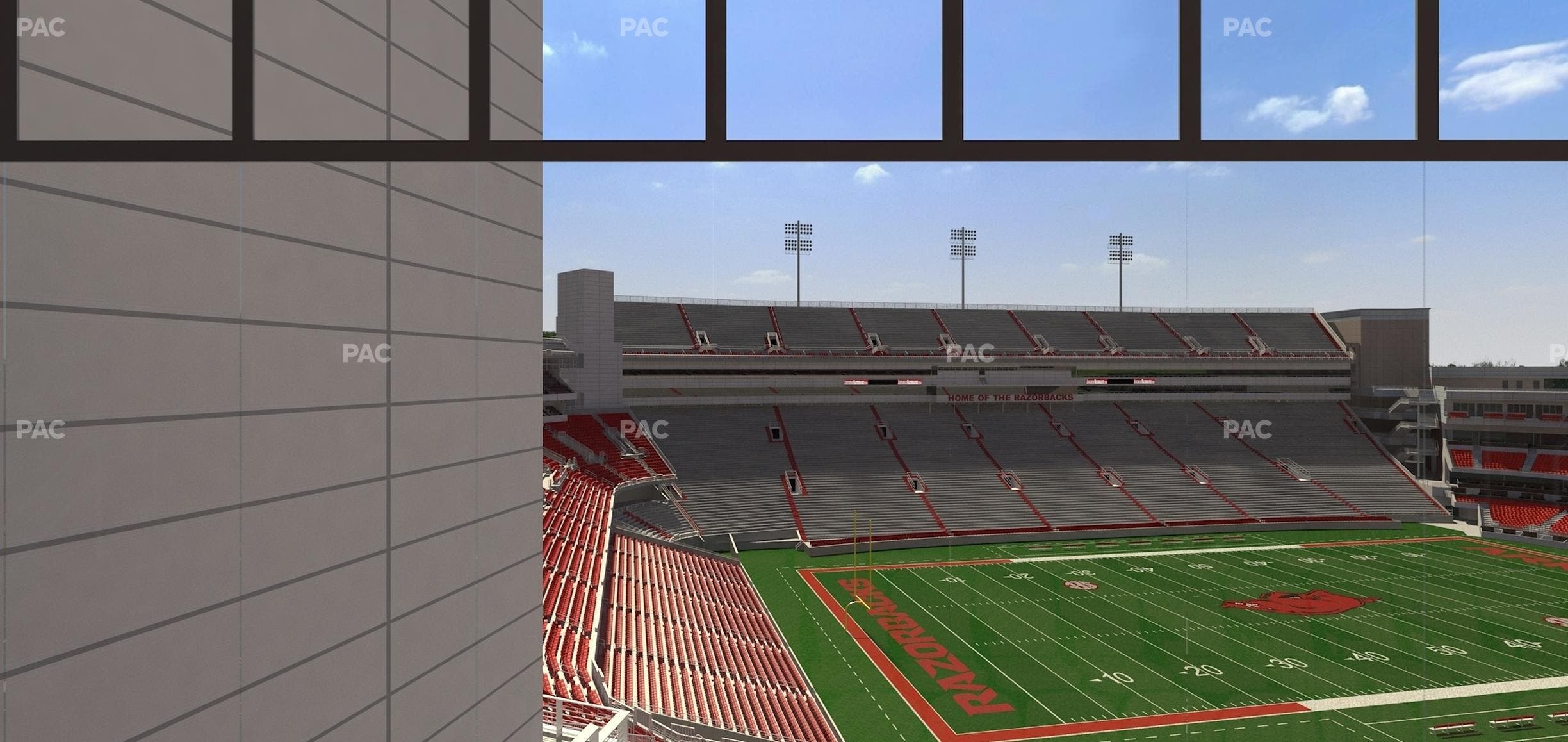Razorback Stadium - Section 344 Seat View