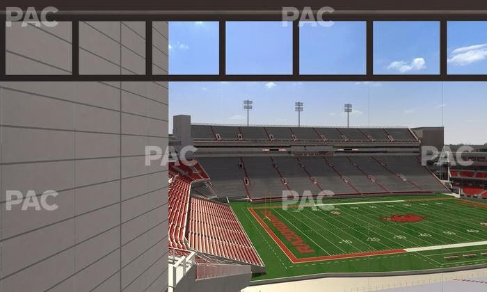 Razorback Stadium - Section 344 Seat View
