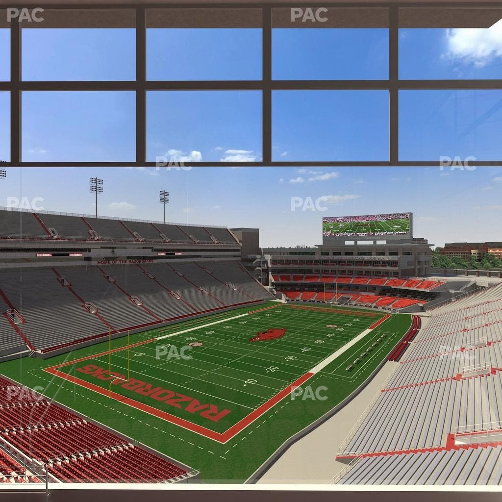 Razorback Stadium - Section 476 Seat View