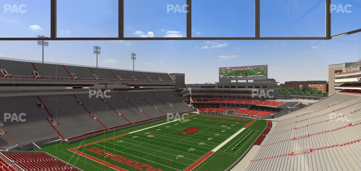 Razorback Stadium - Section 476 Seat View