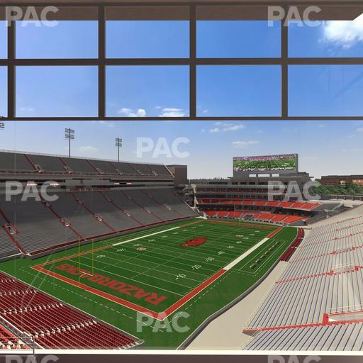 Razorback Stadium - Section 476 Seat View