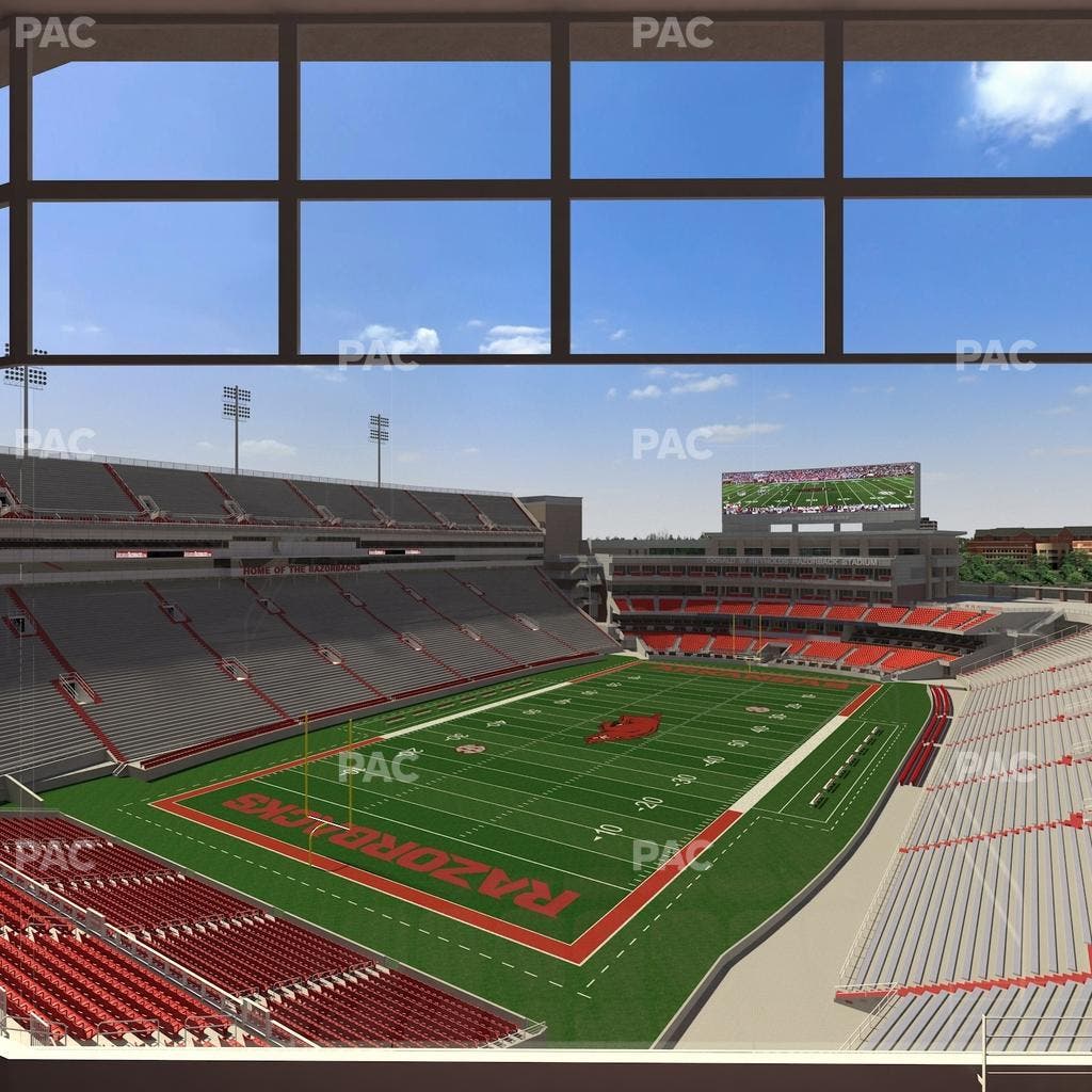 Razorback Stadium - Section 477 Seat View