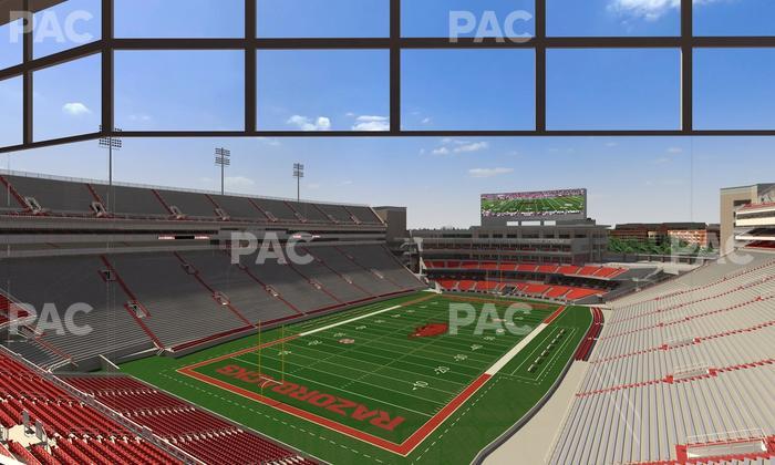 Razorback Stadium - Section 477 Seat View