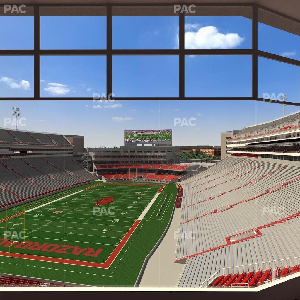 Razorback Stadium - Section 478 Seat View