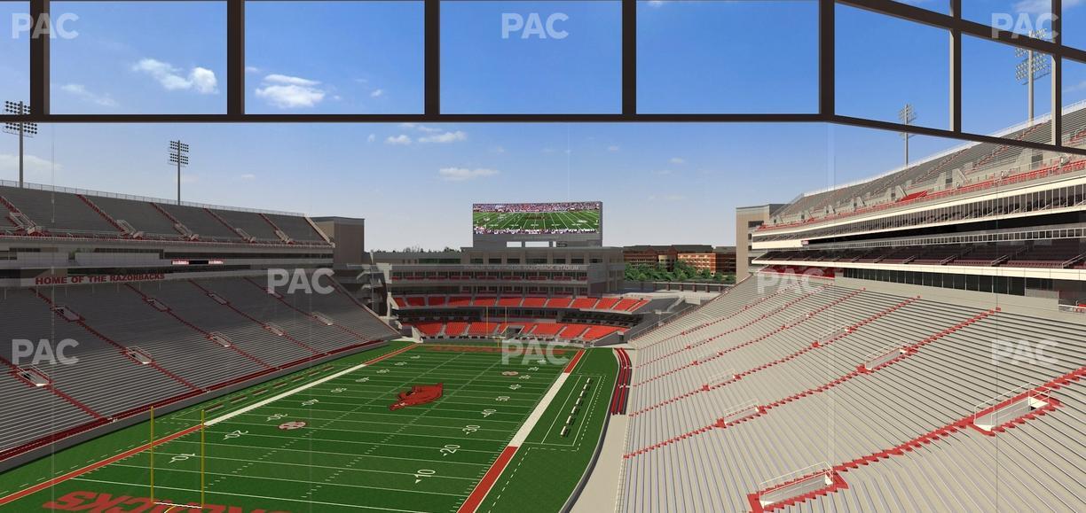 Razorback Stadium - Section 478 Seat View