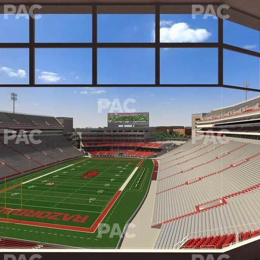 Razorback Stadium - Section 478 Seat View