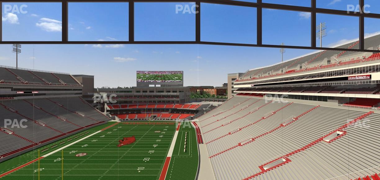 Razorback Stadium - Section 479 Seat View