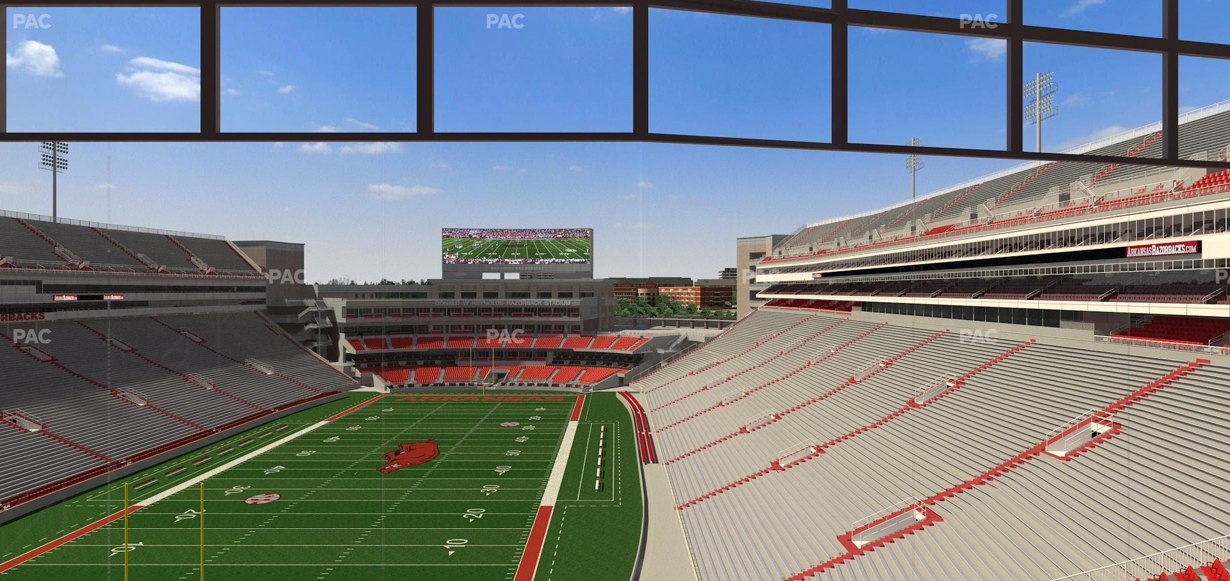 Razorback Stadium - Section 479 Seat View