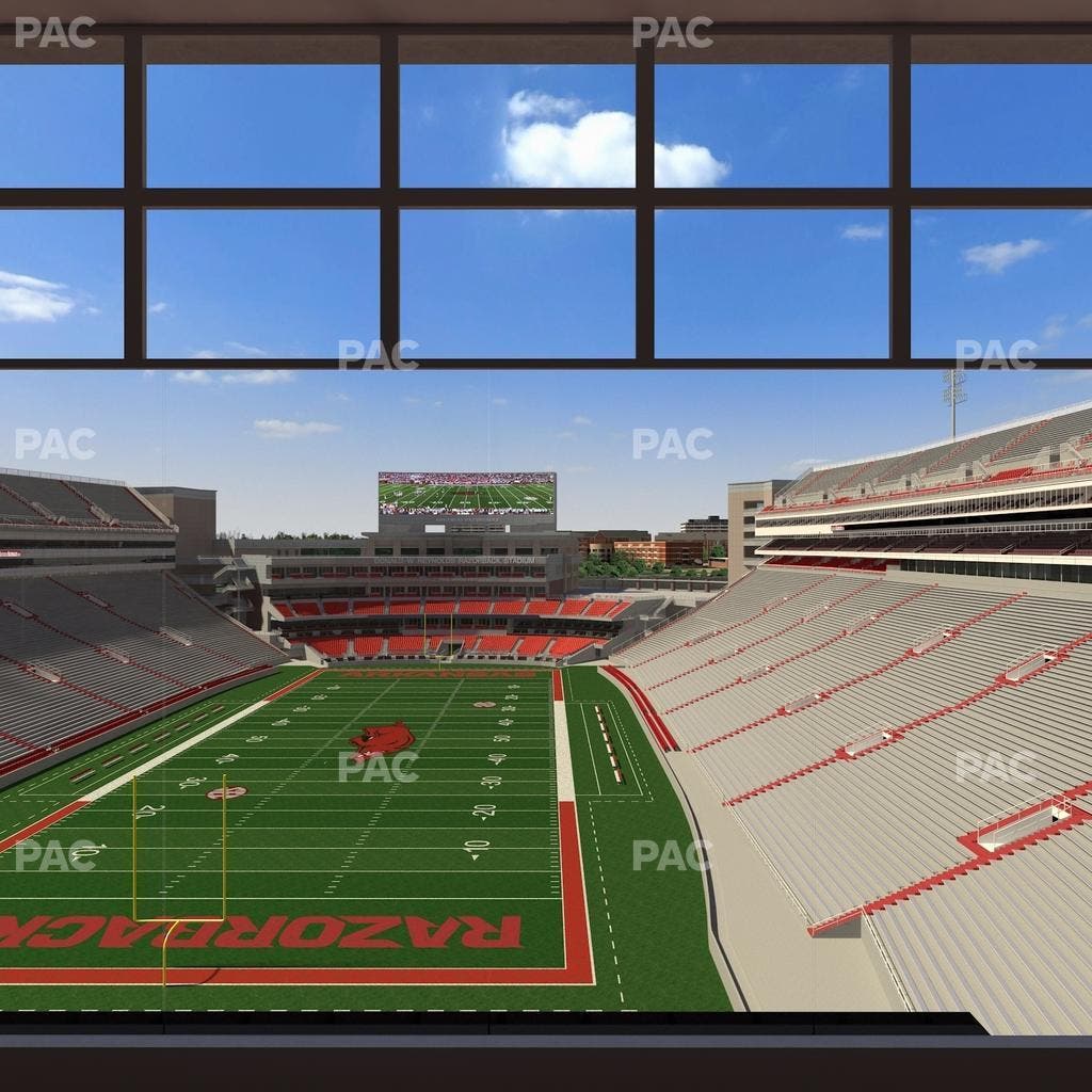Razorback Stadium - Section 480 Seat View