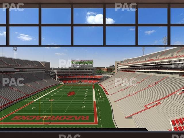 Razorback Stadium - Section 480 Seat View
