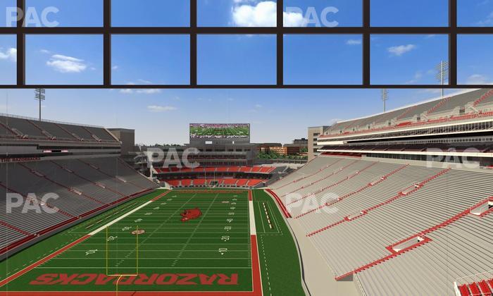 Razorback Stadium - Section 480 Seat View
