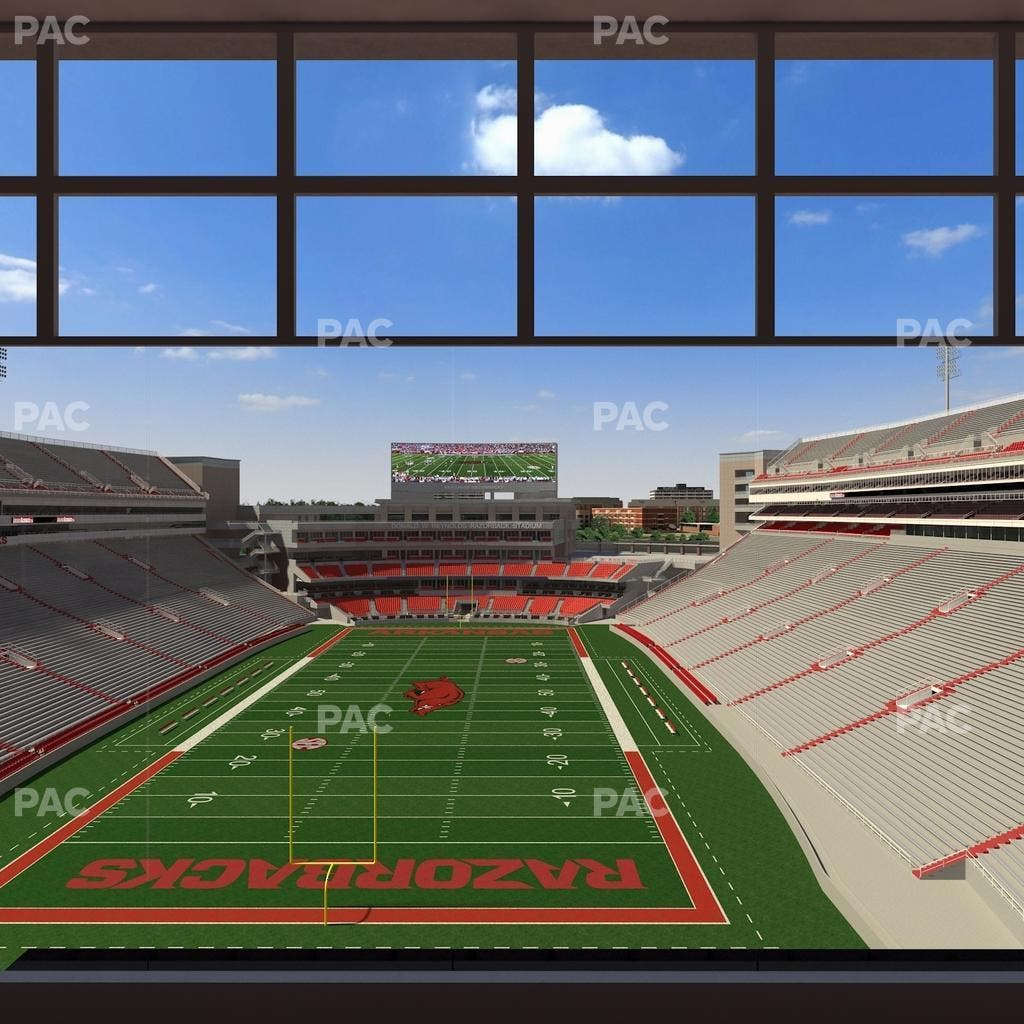Razorback Stadium - Section 481 Seat View