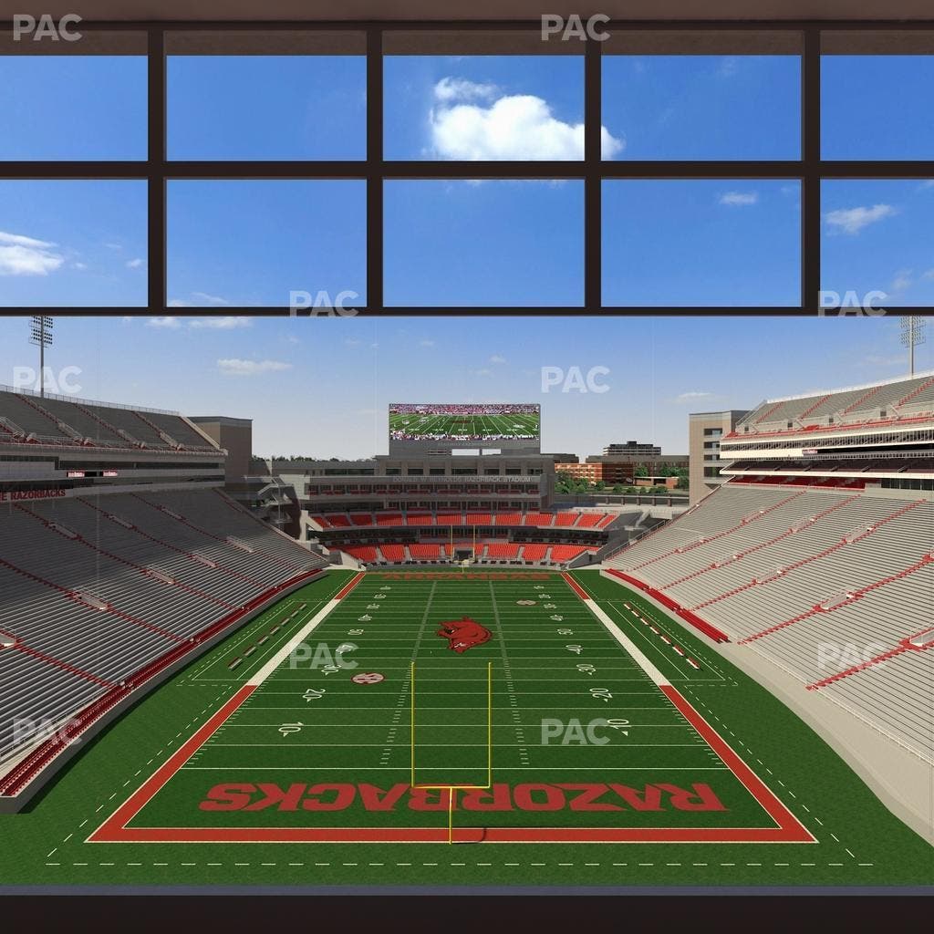 Razorback Stadium - Section 482 Seat View