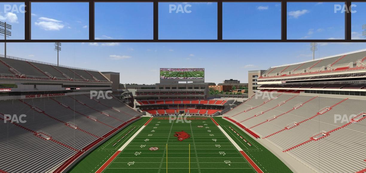 Razorback Stadium - Section 482 Seat View