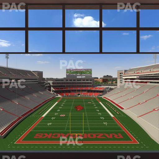 Razorback Stadium - Section 482 Seat View