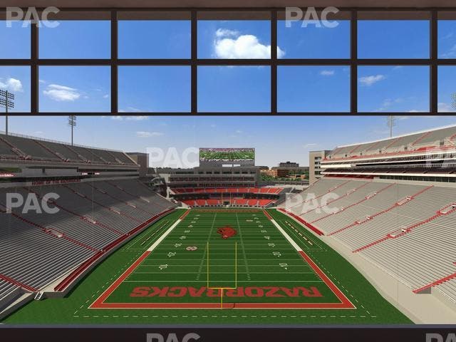 Razorback Stadium - Section 482 Seat View