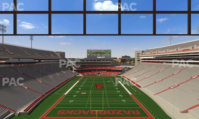 Razorback Stadium - Section 482 Seat View