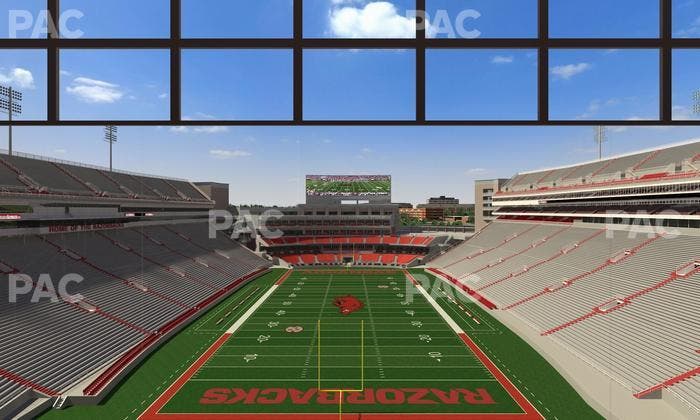 Razorback Stadium - Section 482 Seat View