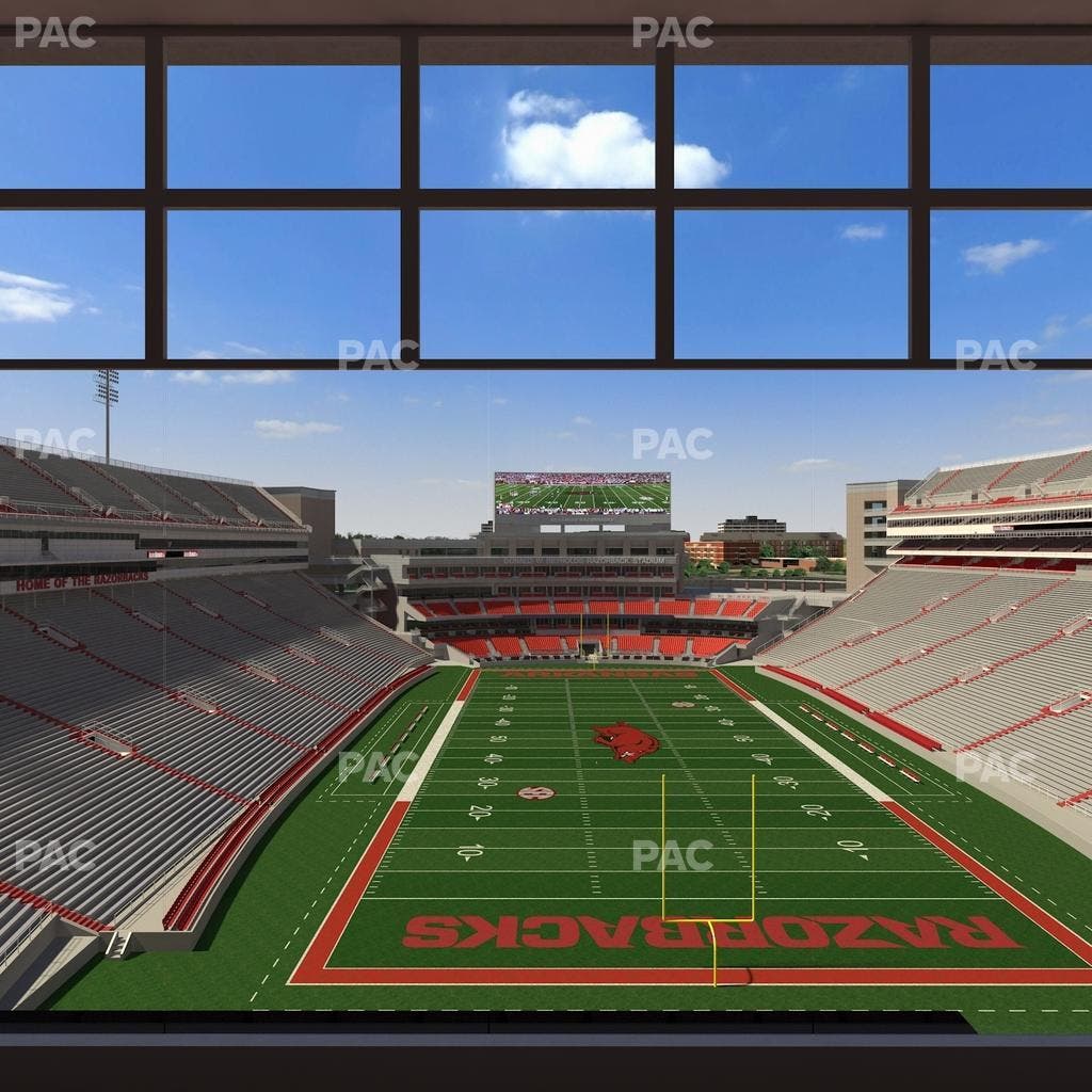 Razorback Stadium - Section 483 Seat View
