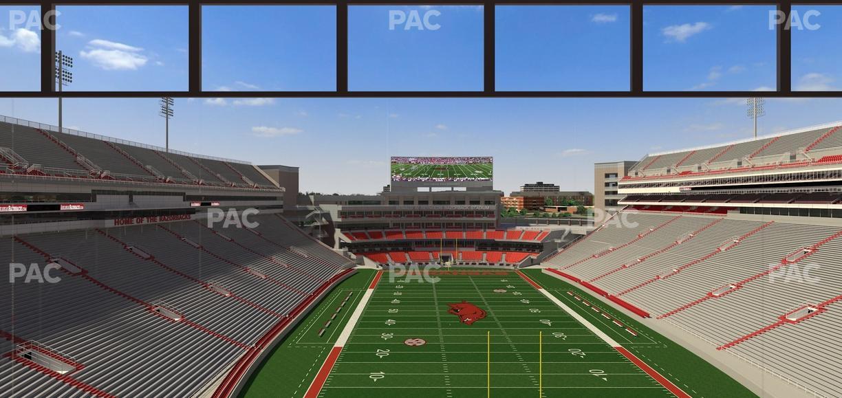 Razorback Stadium - Section 483 Seat View