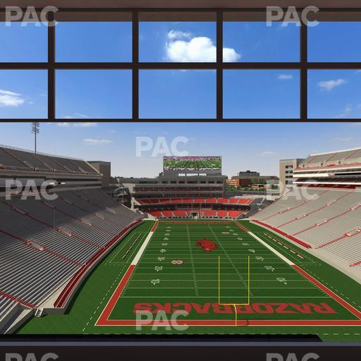 Razorback Stadium - Section 483 Seat View