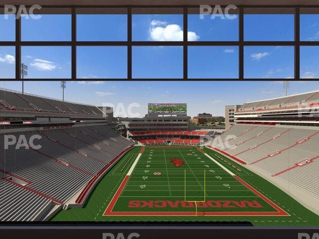 Razorback Stadium - Section 483 Seat View