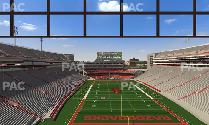Razorback Stadium - Section 483 Seat View