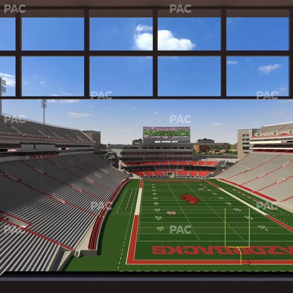Razorback Stadium - Section 484 Seat View