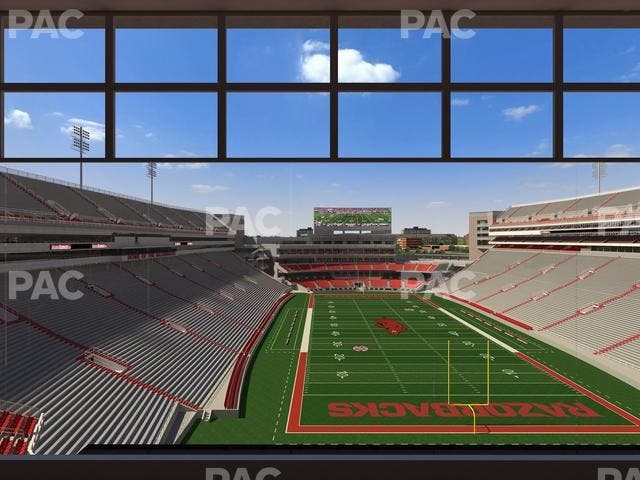 Razorback Stadium - Section 484 Seat View