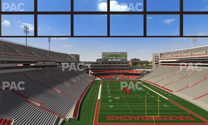 Razorback Stadium - Section 484 Seat View