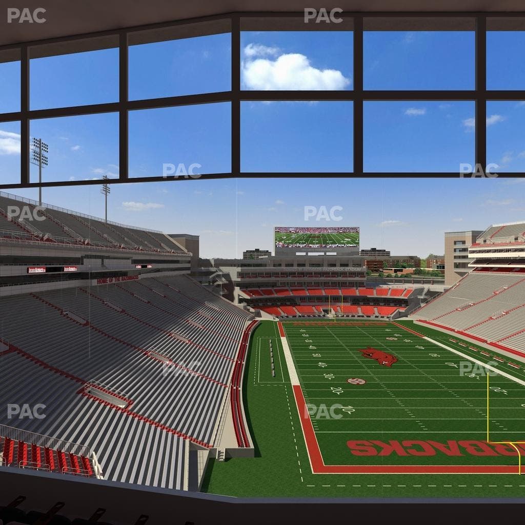 Razorback Stadium - Section 485 Seat View