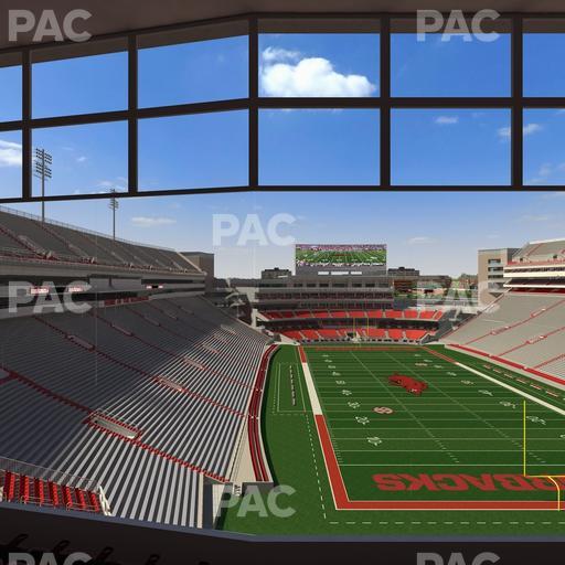 Razorback Stadium - Section 485 Seat View