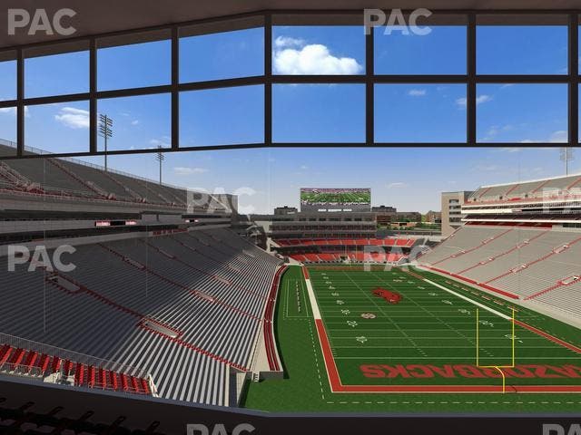 Razorback Stadium - Section 485 Seat View