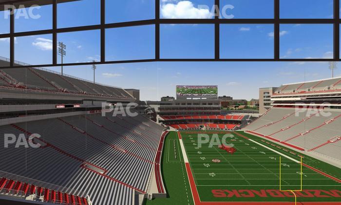 Razorback Stadium - Section 485 Seat View