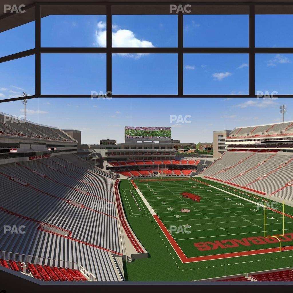 Razorback Stadium - Section 486 Seat View