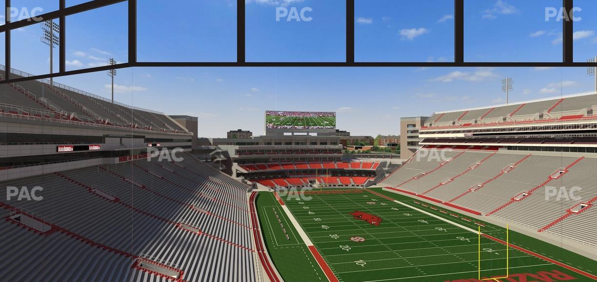 Razorback Stadium - Section 486 Seat View