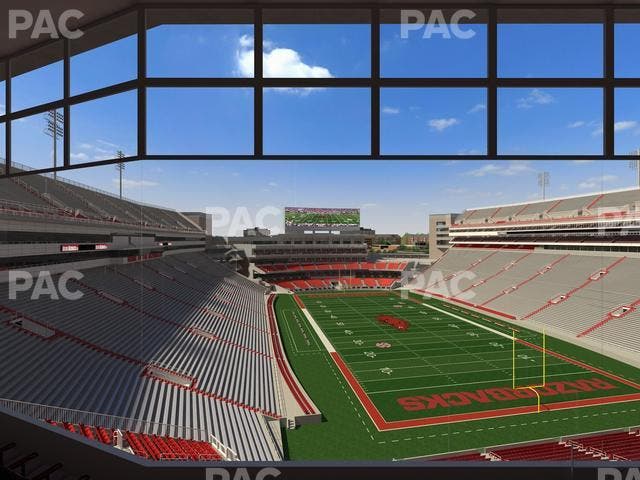 Razorback Stadium - Section 486 Seat View