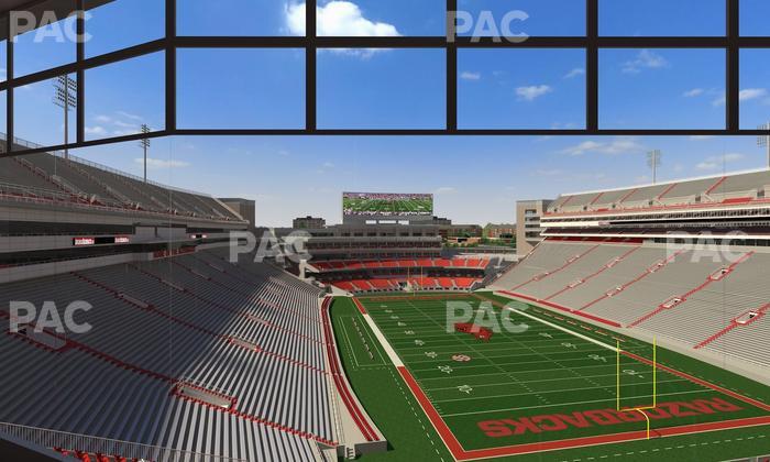 Razorback Stadium - Section 486 Seat View
