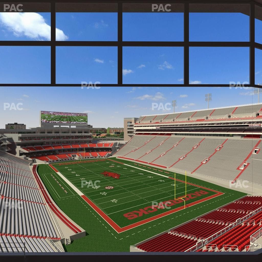 Razorback Stadium - Section 487 Seat View