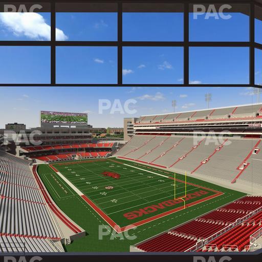 Razorback Stadium - Section 487 Seat View