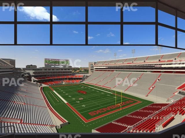Razorback Stadium - Section 487 Seat View