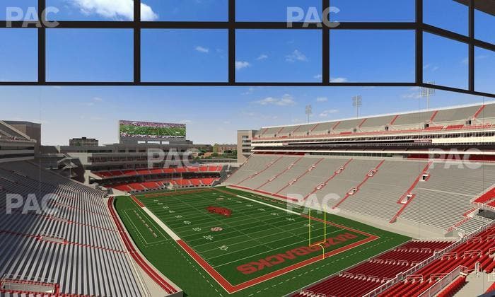 Razorback Stadium - Section 487 Seat View