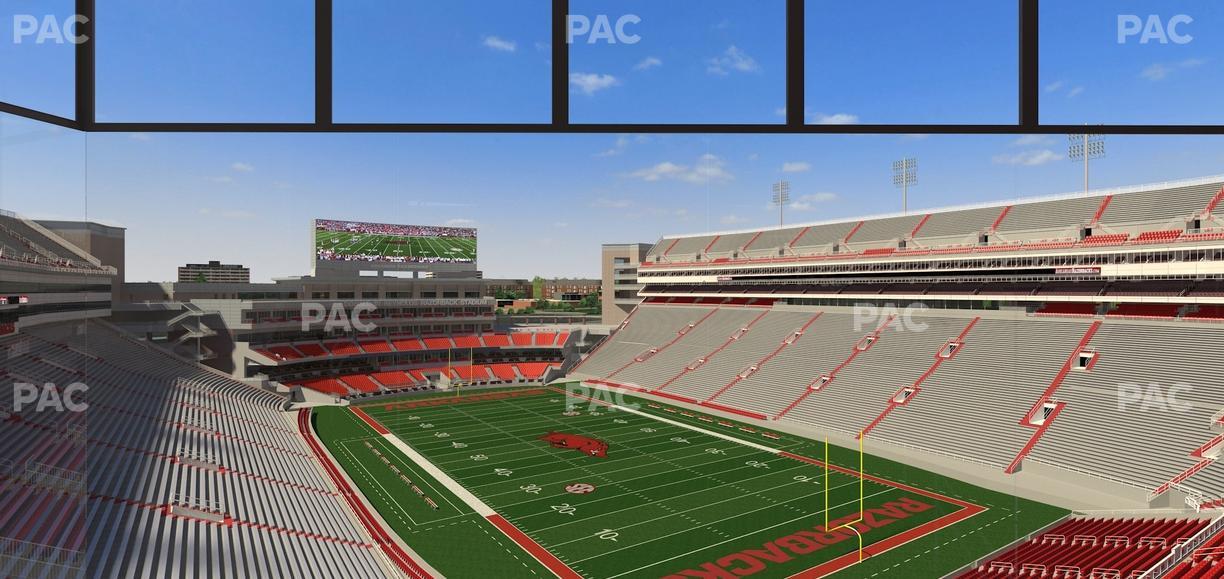 Razorback Stadium - Section 488 Seat View