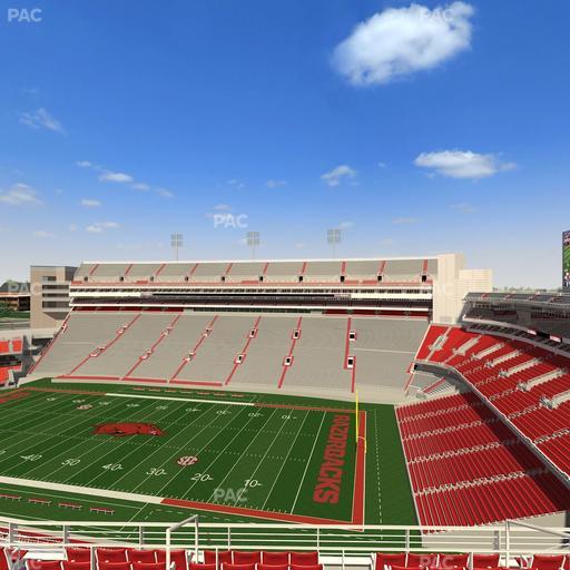 Razorback Stadium - Section 501 Seat View