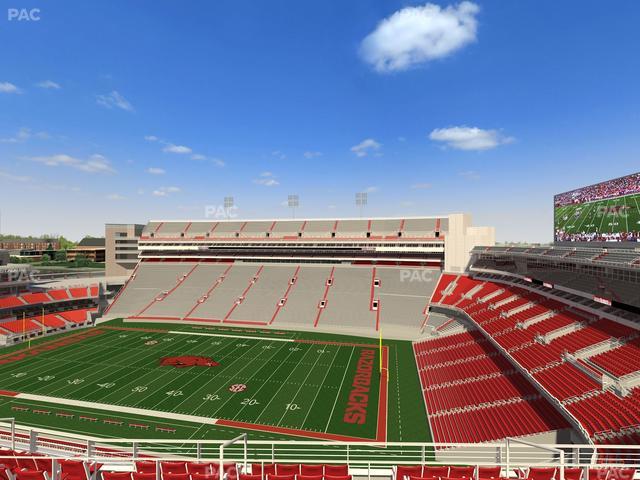 Razorback Stadium - Section 501 Seat View