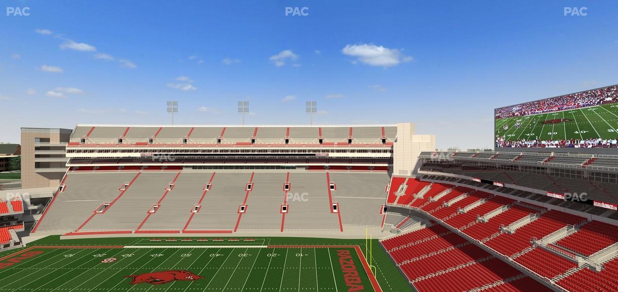 Razorback Stadium - Section 502 Seat View