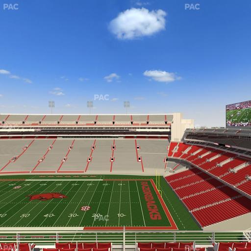 Razorback Stadium - Section 502 Seat View
