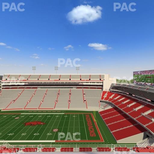 Razorback Stadium - Section 502 Seat View
