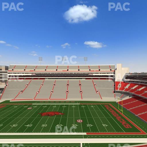Razorback Stadium - Section 503 2 Seat View